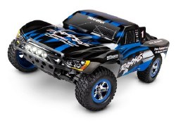 Slash 2WD 1/10 RTR Electric Short Course Truck Blue, LED Lights, 7-cell NiHM Battery. 4A DC charger.